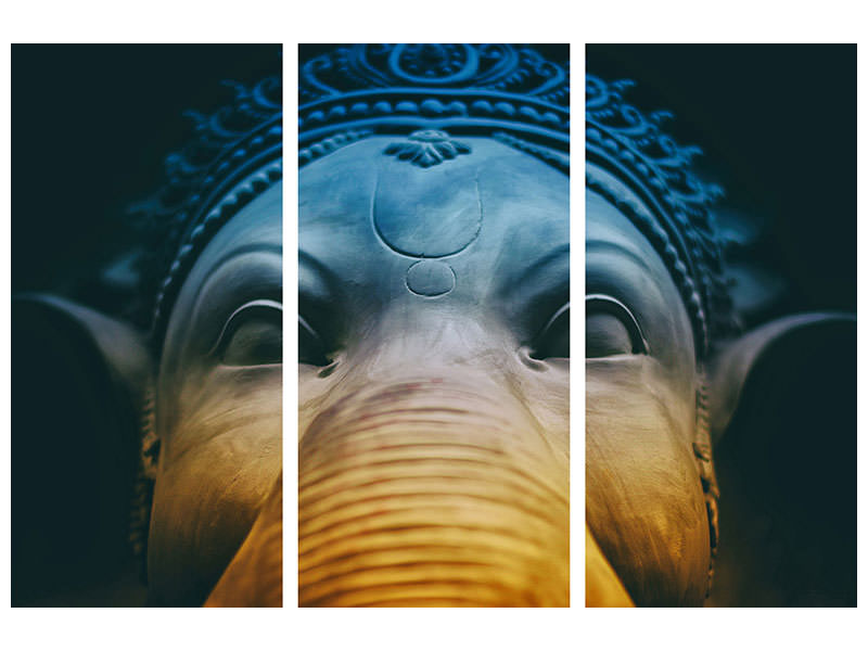 3-piece-canvas-print-close-up-ganesha