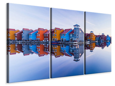 3-piece-canvas-print-colored-homes