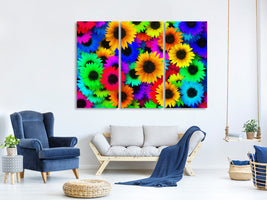 3-piece-canvas-print-colorful-sunflowers