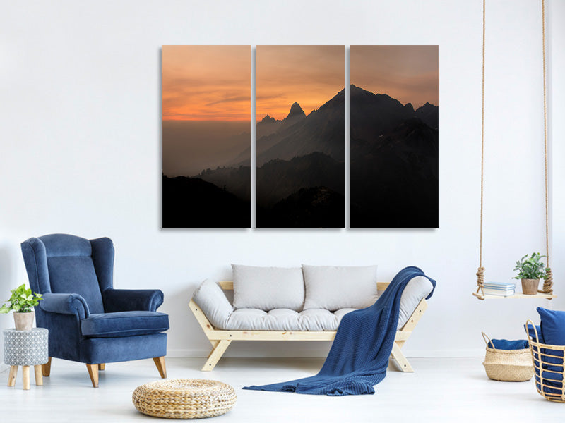 3-piece-canvas-print-evening-mood-in-the-mountains