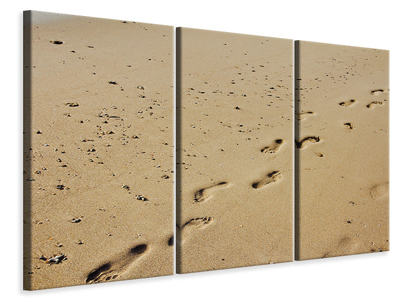 3-piece-canvas-print-footprints-in-the-sand