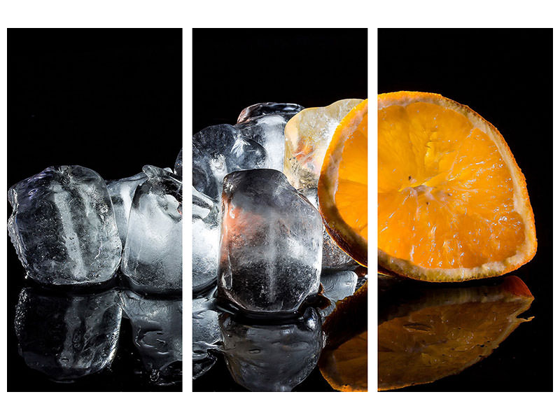 3-piece-canvas-print-ice-cubes-with-vitamin-c