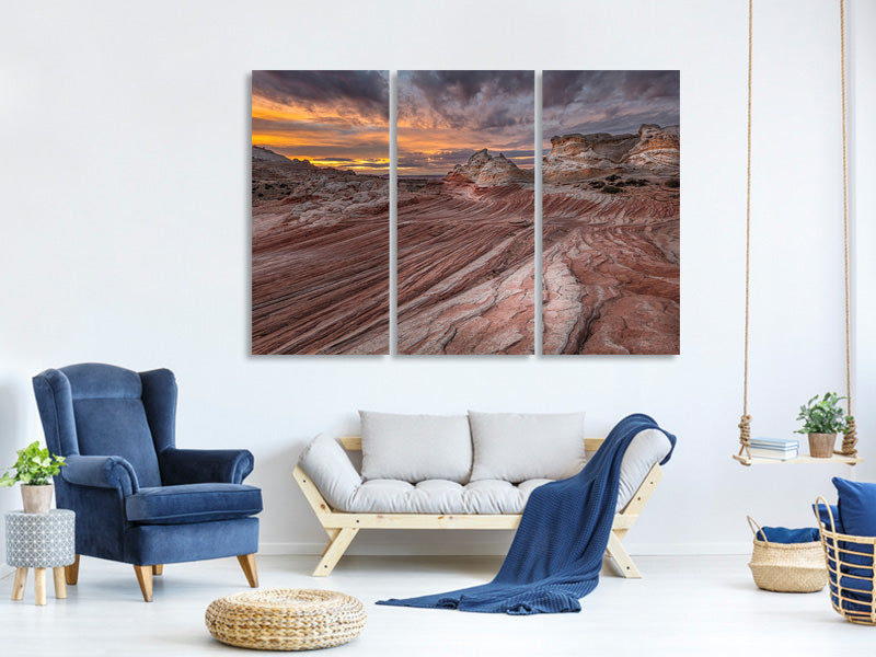 3-piece-canvas-print-last-light-at-white-pocket