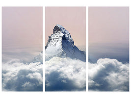 3-piece-canvas-print-matterhorn-in-clouds