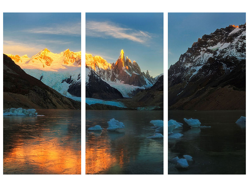 3-piece-canvas-print-morning-light-at-cerro-torre