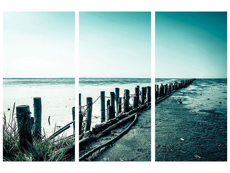 3-piece-canvas-print-mud-flats