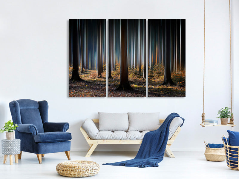 3-piece-canvas-print-mystic-wood