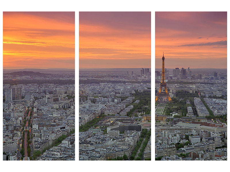 3-piece-canvas-print-paris-skyline-at-sunset