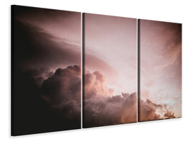 3-piece-canvas-print-pink-clouds