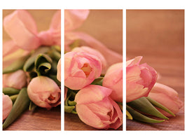 3-piece-canvas-print-romantic-tulip-bouquet