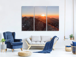 3-piece-canvas-print-running-on-the-ridge