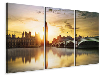 3-piece-canvas-print-skyline-big-ben-in-sunset