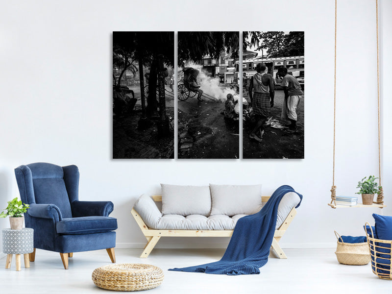 3-piece-canvas-print-streets-of-colcatta-india