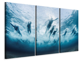 3-piece-canvas-print-swim