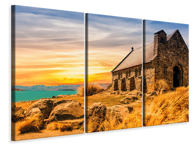 3-piece-canvas-print-the-little-church