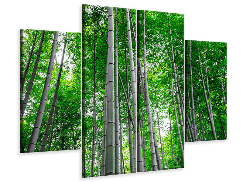 4-piece-canvas-print-bamboo-forest