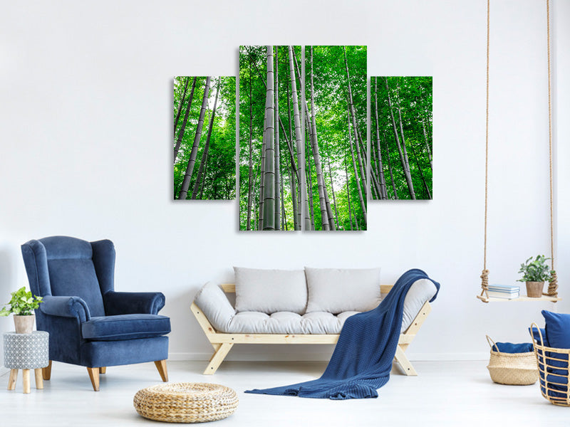 4-piece-canvas-print-bamboo-forest