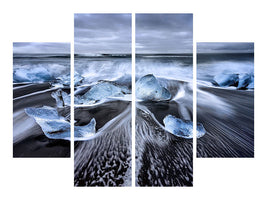 4-piece-canvas-print-blue-diamonds