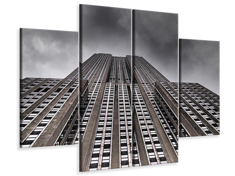 4-piece-canvas-print-empire-state-building-ii