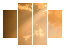 4-piece-canvas-print-evening-sky