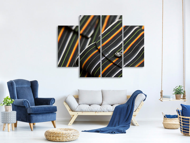 4-piece-canvas-print-fashion-stripes