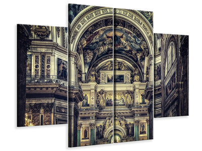 4-piece-canvas-print-glorious-church