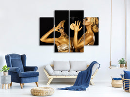 4-piece-canvas-print-gold-djs