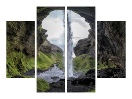 4-piece-canvas-print-hidden-waterfall