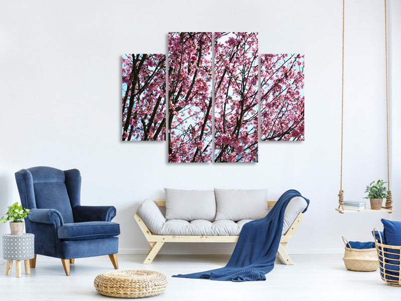 4-piece-canvas-print-japanese-cherry-blossom