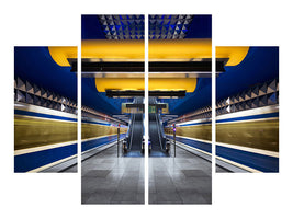 4-piece-canvas-print-munich-underground