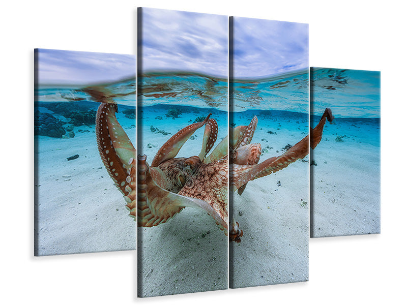 4-piece-canvas-print-octopus-ii