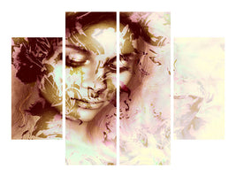 4-piece-canvas-print-romantic-portrait-of-a-beauty