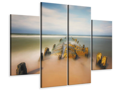 4-piece-canvas-print-sea-road