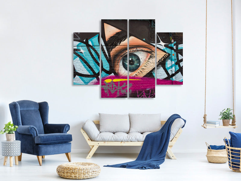 4-piece-canvas-print-street-art-the-eye