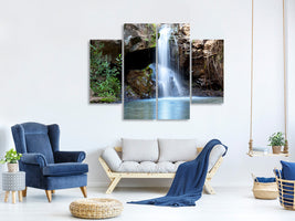 4-piece-canvas-print-the-blue-lagoon