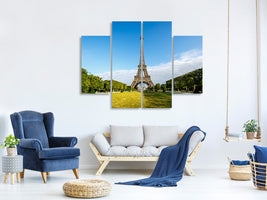 4-piece-canvas-print-the-eiffel-tower-in-paris