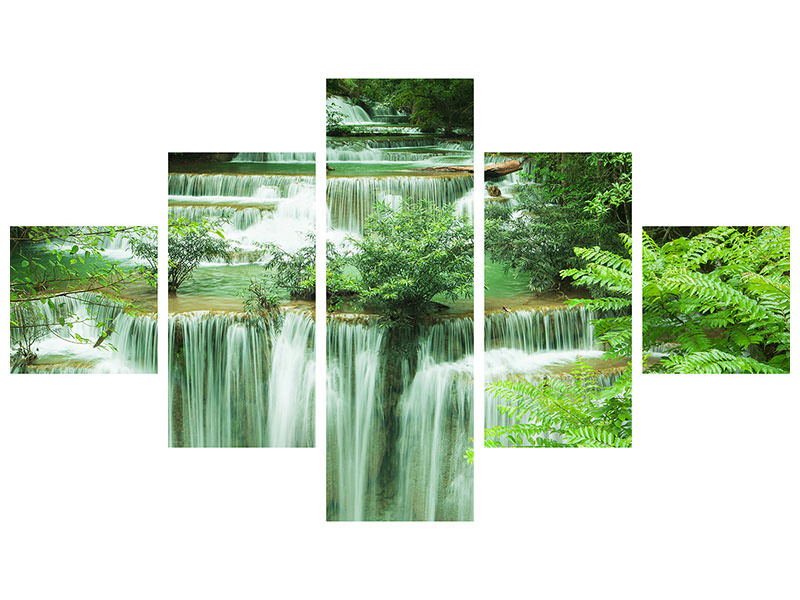 5-piece-canvas-print-7-levels-in-thailand