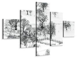 5-piece-canvas-print-bashang-winter