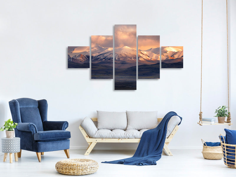 5-piece-canvas-print-cappuccino