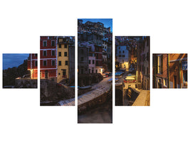 5-piece-canvas-print-cinque-terre-rough-riomaggiore