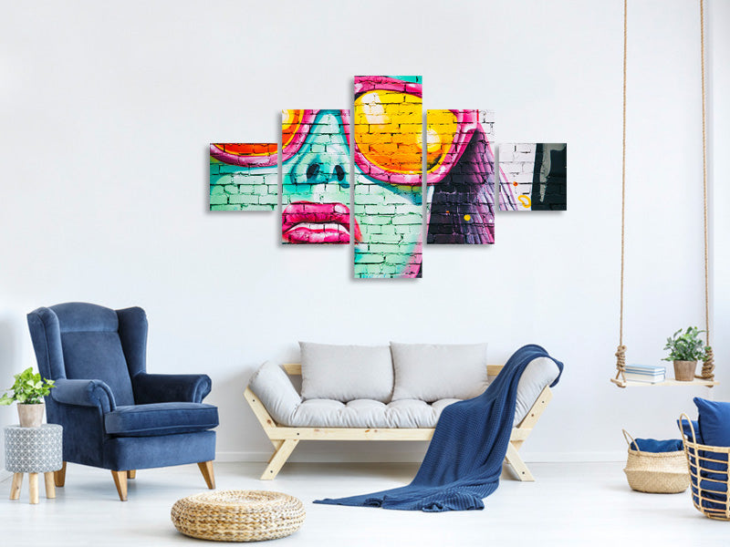 5-piece-canvas-print-cool-graffiti-wall