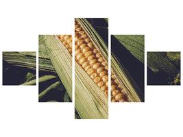 5-piece-canvas-print-fresh-sweetcorn