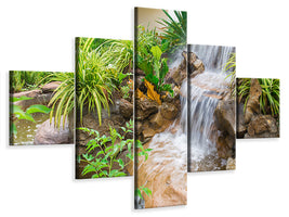 5-piece-canvas-print-garden-of-eden