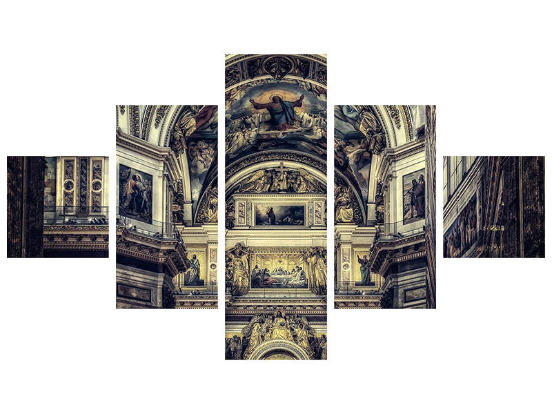 5-piece-canvas-print-glorious-church