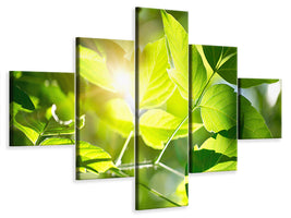 5-piece-canvas-print-go-green