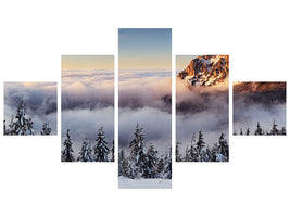 5-piece-canvas-print-golden-peak