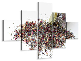 5-piece-canvas-print-herbal-mix