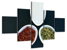 5-piece-canvas-print-italian-spice-spoons