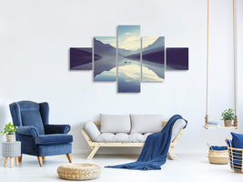 5-piece-canvas-print-mountain-reflection