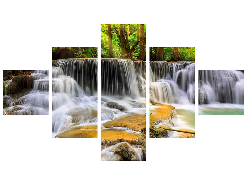 5-piece-canvas-print-national-park-si-nakharin